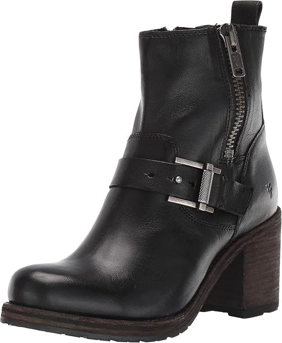 Frye Women's Karen Moto Zip Ankle Boot | Amazon (US)