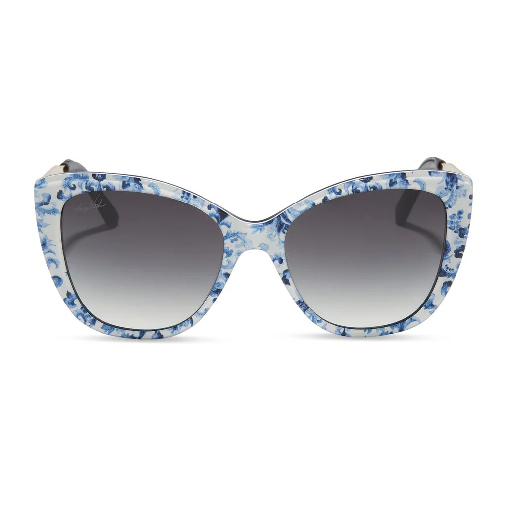 PATRICIA NASH  - BRIGITTE + RENAISSANCE REVIVAL + GREY GRADIENT SUNGLASSES | DIFF Eyewear