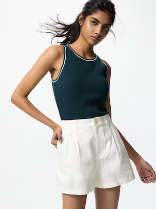 Women's Linen Cotton Shorts 2.5" Off White XS UNIQLO US | UNIQLO (US)