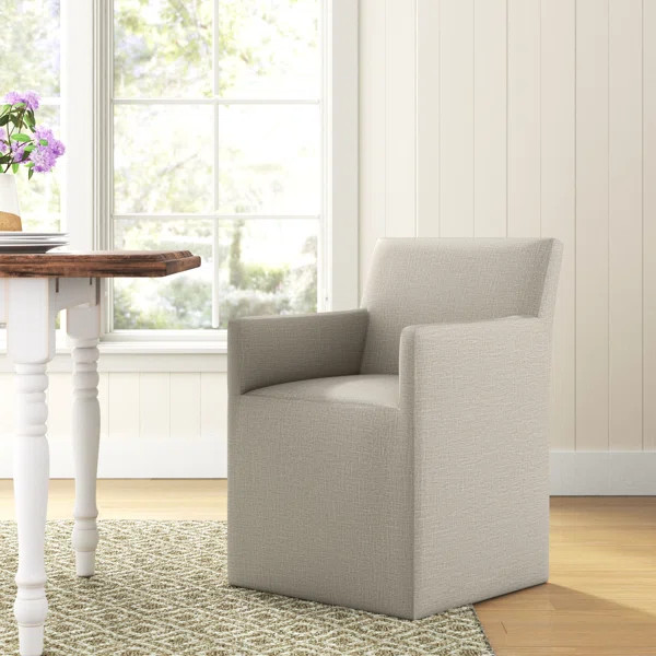 Spady Solid Back Arm Chair | Wayfair North America