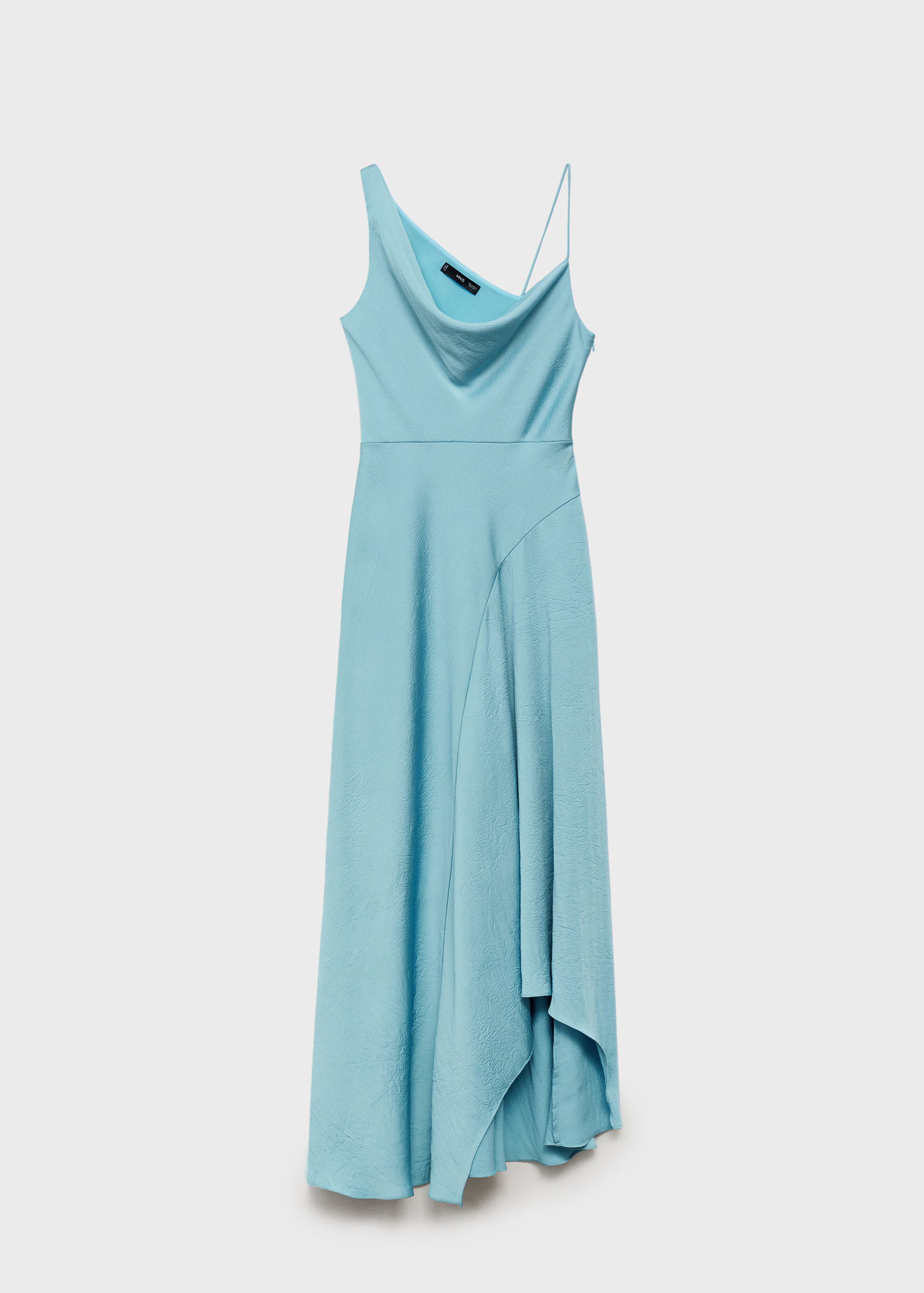 Asymmetrical wrinkled-effect dress - Women | MANGO USA | Mango (US/MX/AU)