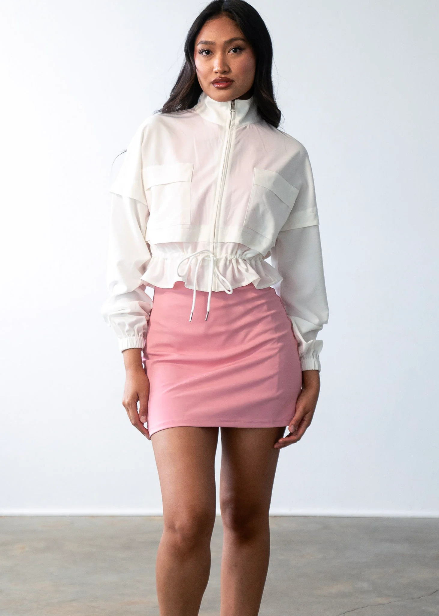 Windbreaker White White / S | Never A Wallflower