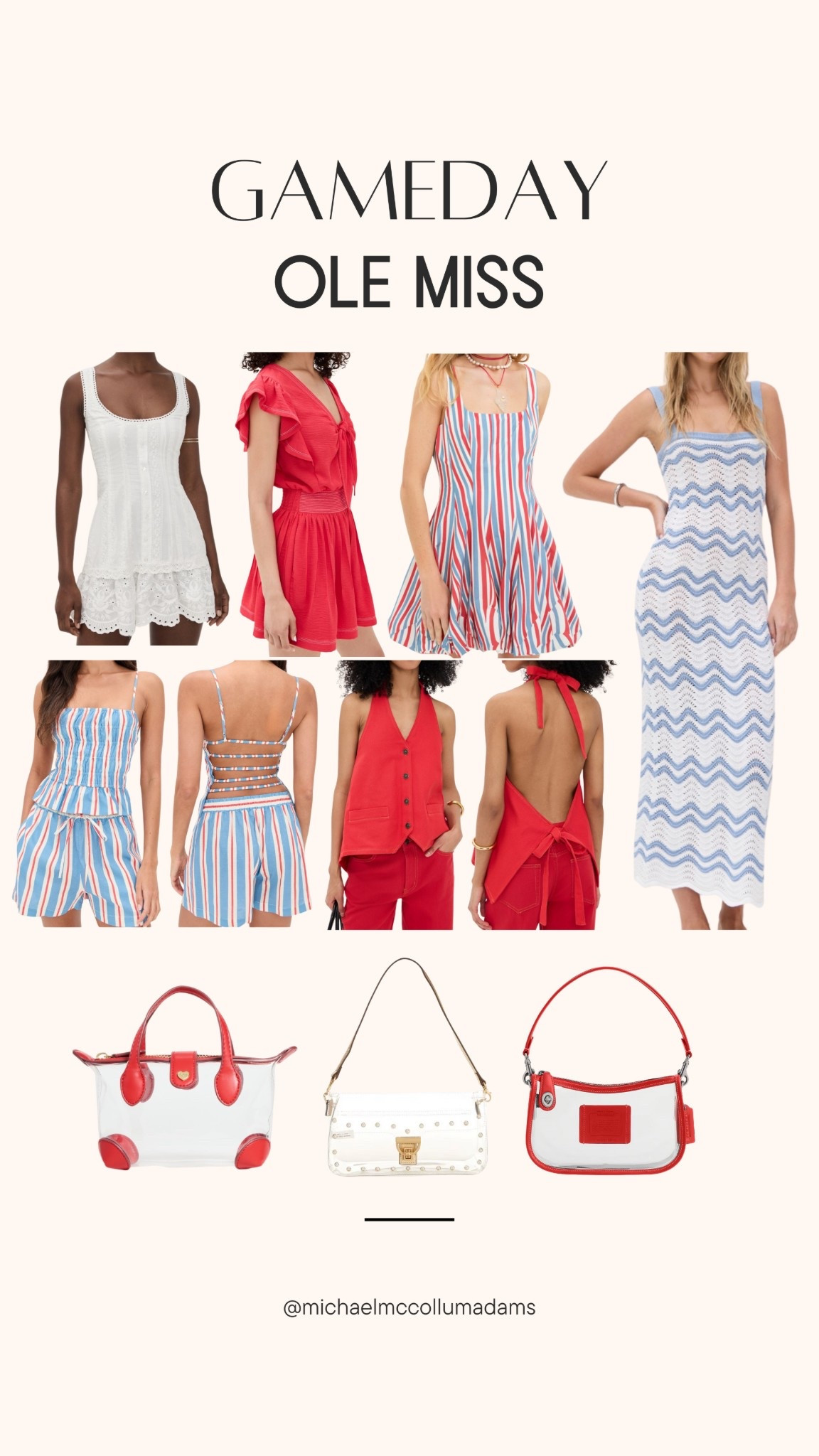 Sharing some gameday inspo for my Alma Mater too, Ole Miss! ❤️

#LTKautumn #LTKSeasonal