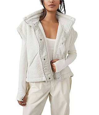 FP Movement Scout It Out Funnelneck Sleeveless Fleece Vest - XS | Dillard's