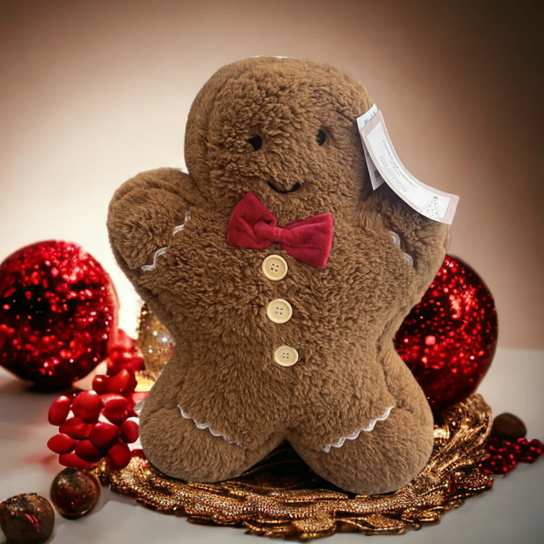 Cupcake & Cashmere Gingerbread Man Pillow Christmas Doll - Etsy | Etsy (US)