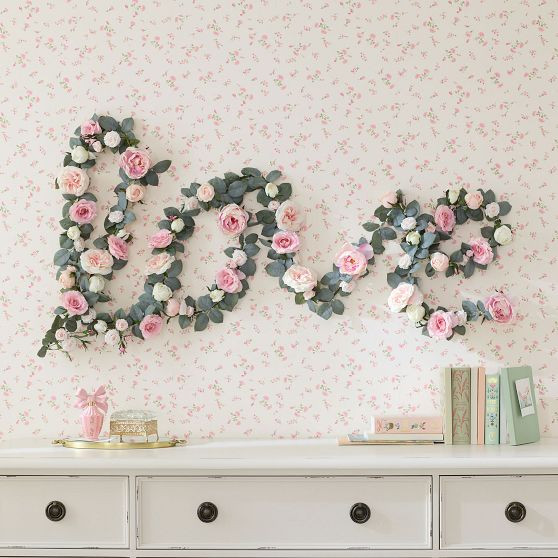 LoveShackFancy Love Floral Decor | Pottery Barn Teen