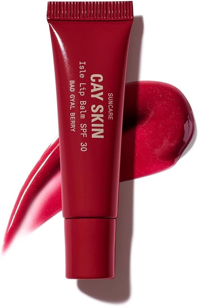 Cay Skin Isle Lip Balm SPF 30 – High Shine, Hydrating, Non-Sticky Lip Gloss in Vanilla Brown Su... | Amazon (US)