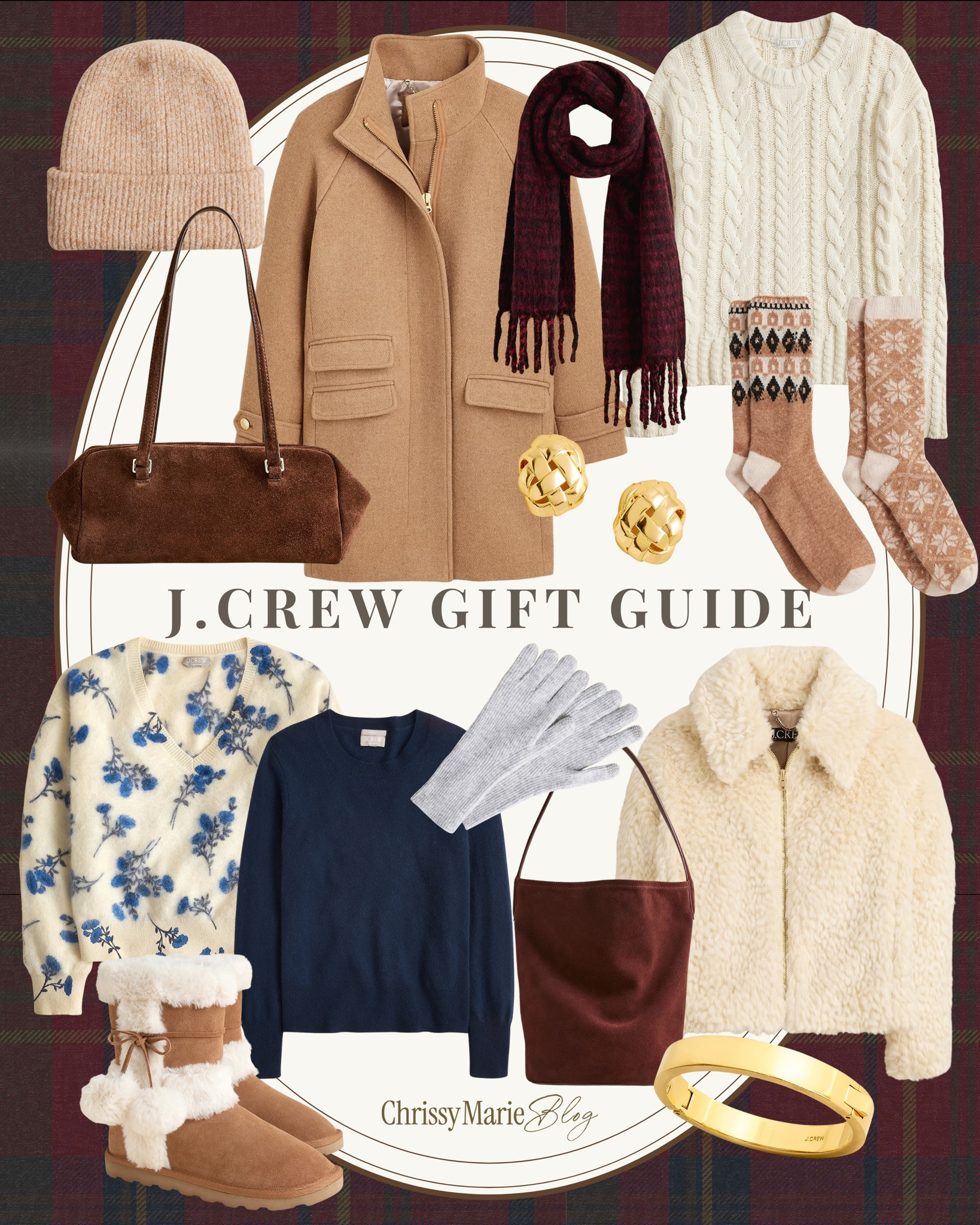 The J.Crew gift guide of my dreams ✨ Cozy knits, classic neutrals, and little luxuries that always feel special. These are the timeless pieces they’ll reach for all winter long. 🤍🎁

#JCrewGifts #GiftGuide2025 #HolidayGifting #WinterStyle #CozyFinds #ClassicStyle #JCrewFavorites #ChrissyMarieBlog #LTKHoliday #LTKSeason🎄 

 #LTKGiftGuide #LTKHoliday #LTKSeasonal