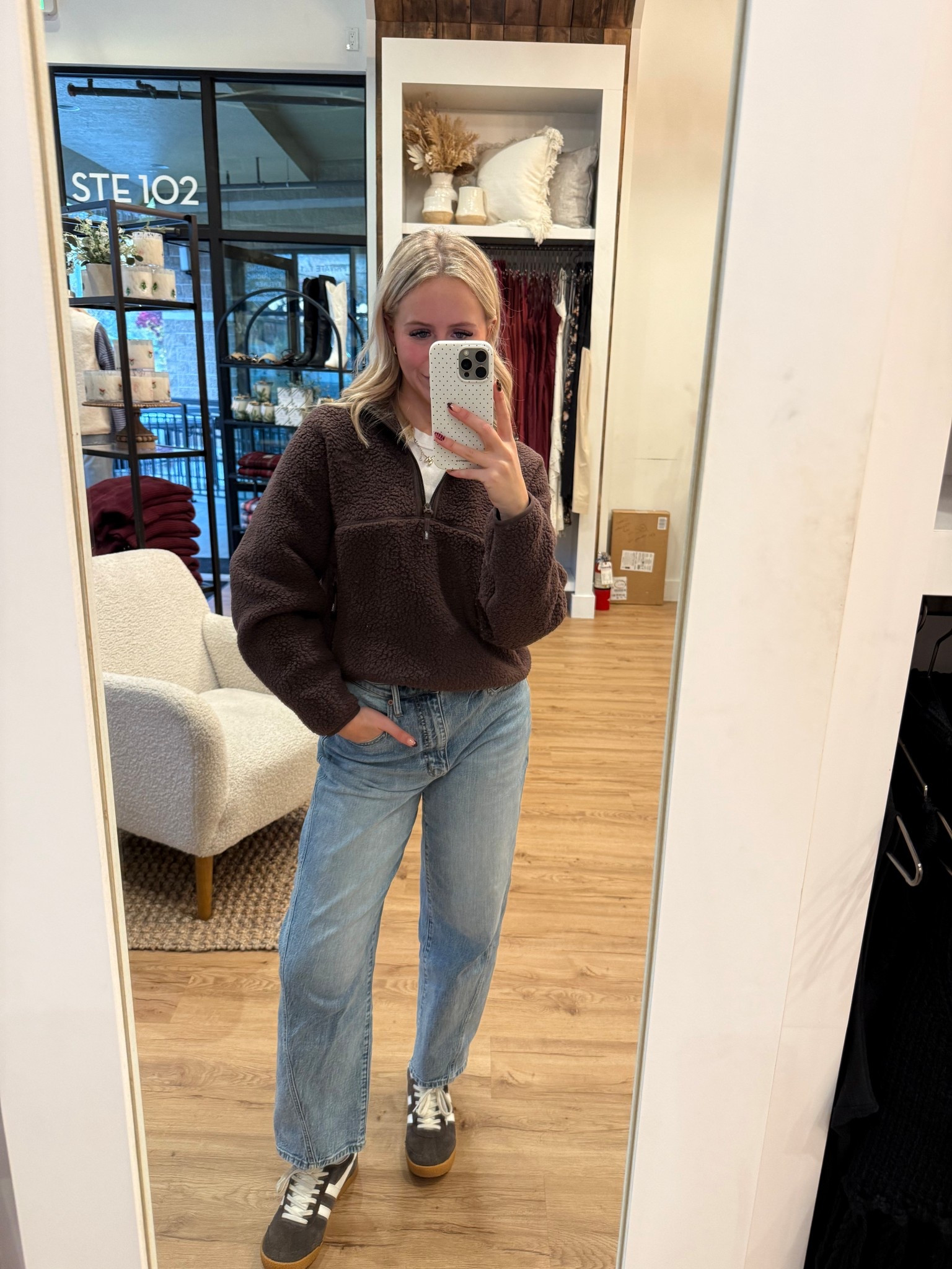 Cozy fleece quarter zip! 

#LTKHoliday #LTKdayinmylife #LTKootd