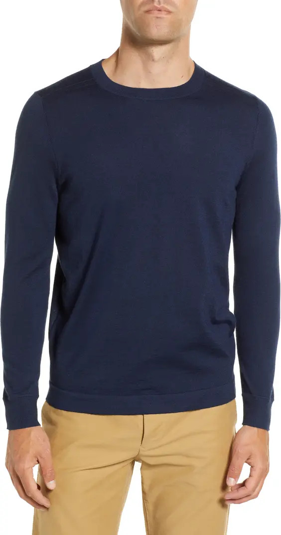 Tech Smart Crewneck Wool Blend Sweater | Nordstrom