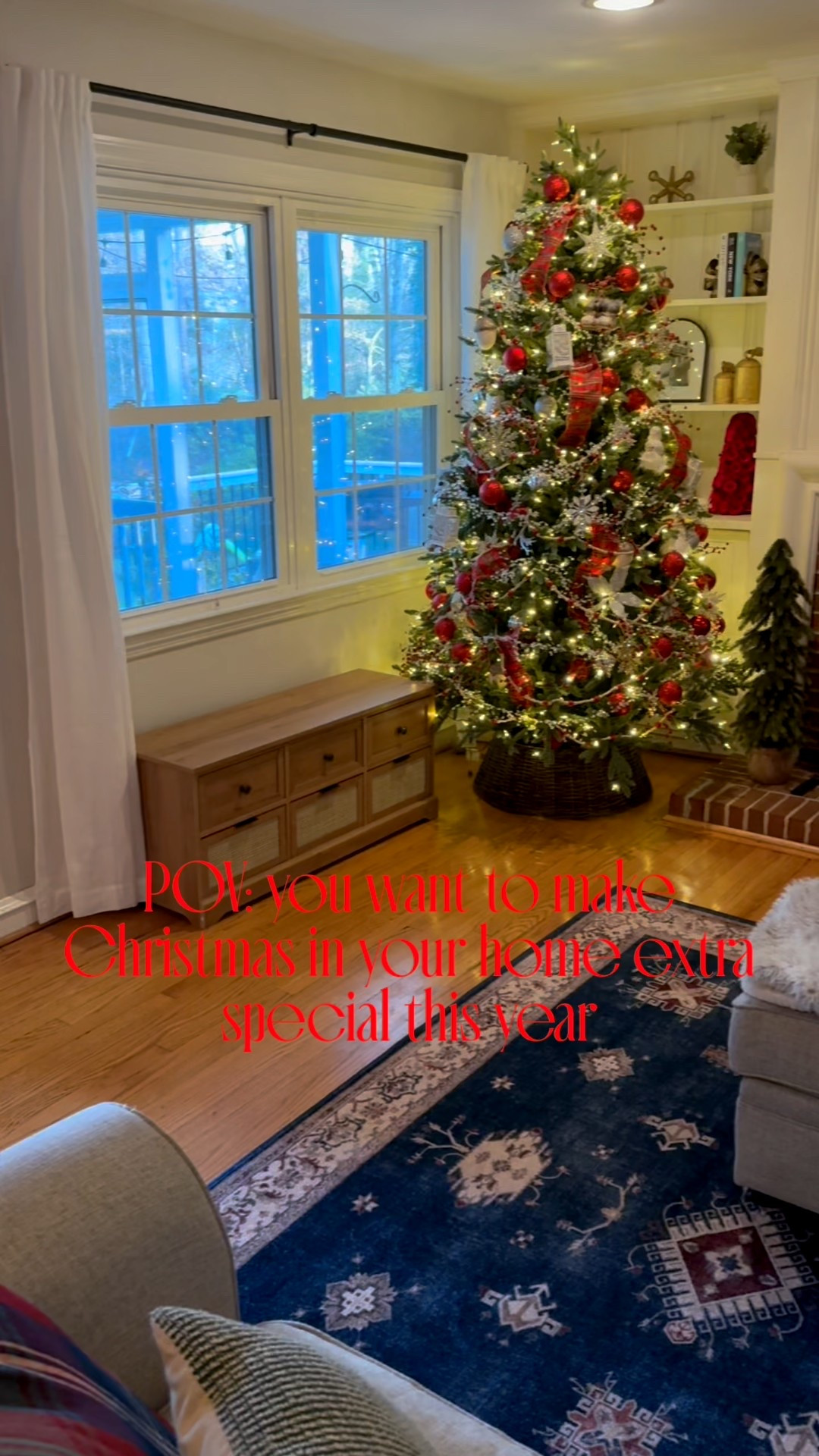 Every year, I find myself decorating a little earlier… adding a little more… because I know these moments with my boys won’t last forever. 🎄💫
I watch their faces light up at the tree, the stockings, the tiny details I spent way too long arranging — and it hits me every time: this is why I do it.

They’re only little once. They only believe for a short while. And I never want to rush through these years or take them for granted.
So I decorate our home with intention — not for perfect photos, but for the memories they’ll carry with them long after they’re grown.

I hope when they think of Christmas, they remember how our home felt: warm, safe, magical… and full of love. ❤️
Here’s to making the most of these precious years, one twinkling light at a 

#LTKHome #LTKHoliday