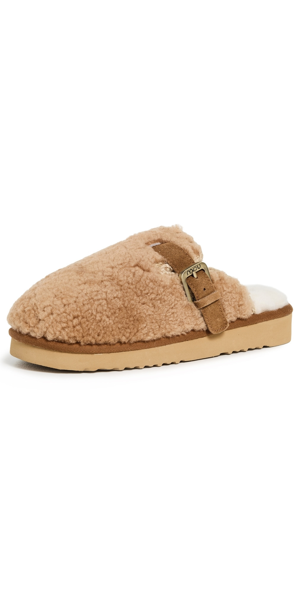 MOU Curly Mou Slippers Cognac 35 | Shopbop