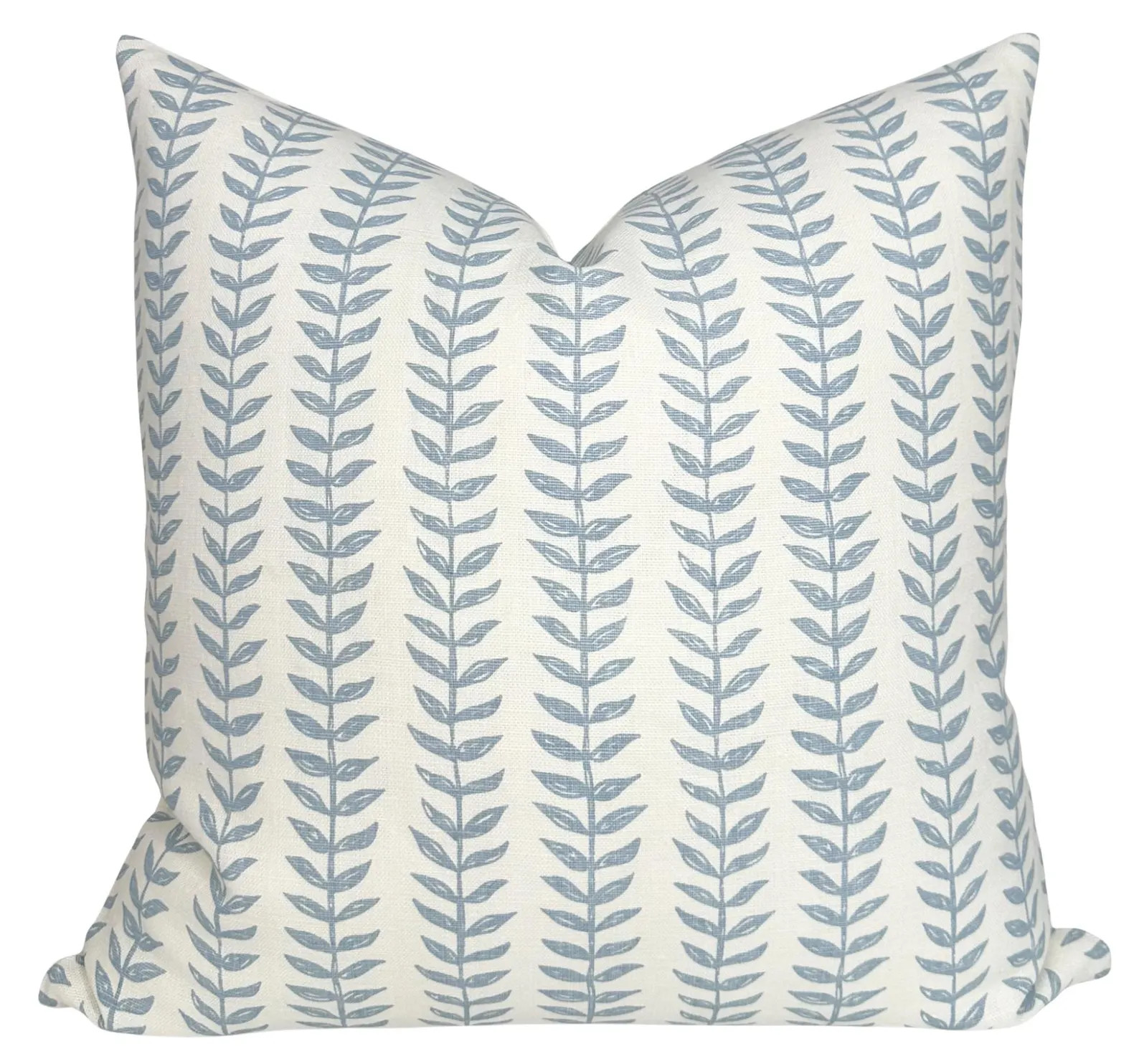 Willow Floral Pillow Cover in Sky Blue, Designer Decorative Pillows, Linen Pillows + Decor | Etsy (Global)
