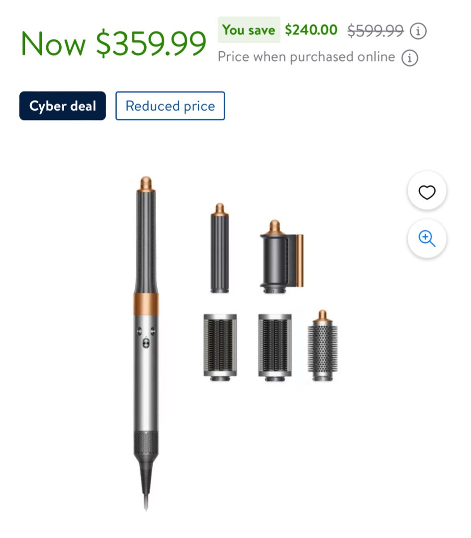 Dyson air wrap under $400 - this will sell out! 

#LTKbeauty #LTKsalealert #LTKCyberWeek