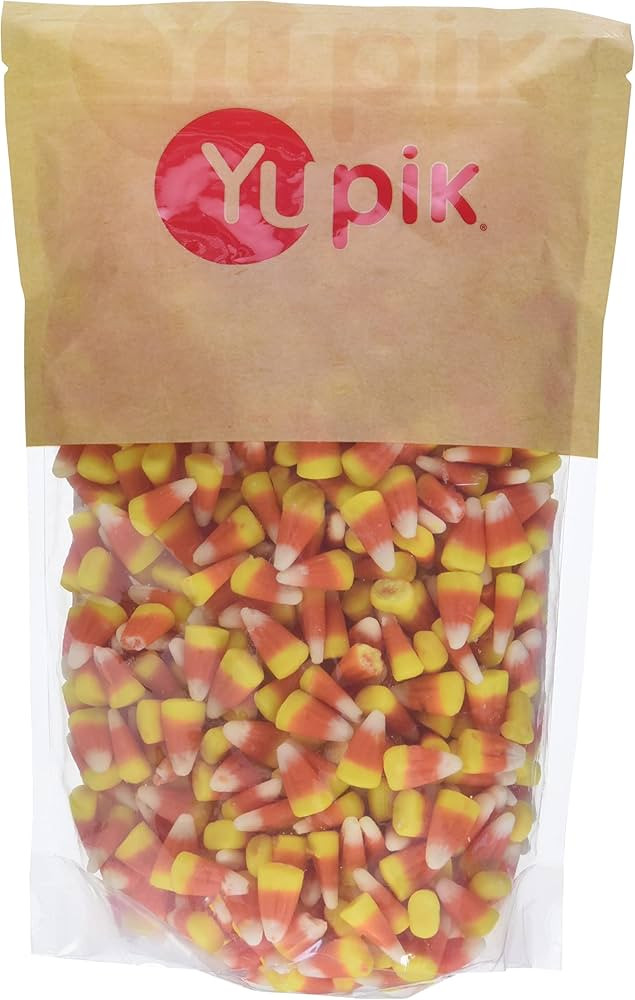 Yupik Candy Tangerine Candy Corn, Classic Halloween Candy, 1Kg | Amazon (CA)