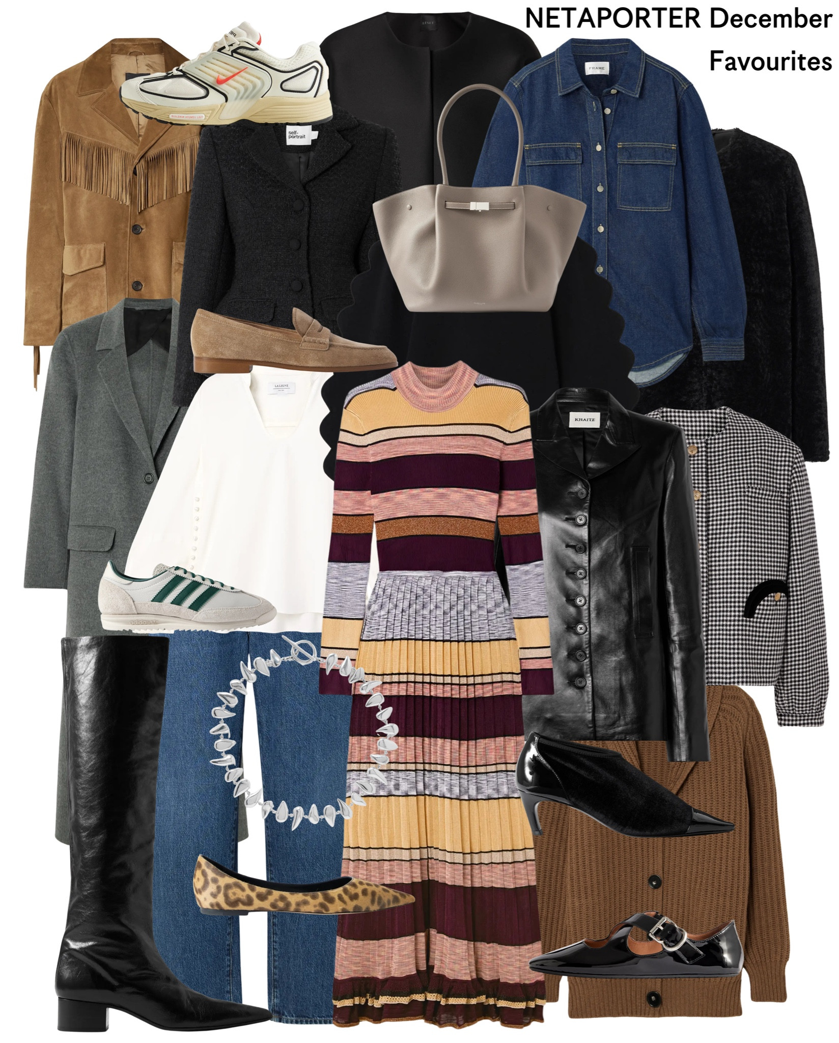 Ad. NETAPORTER December Favourites

NAP | Wishlist | edit | collage | winter | Christmas | party | NYE | jacket | shoes | necklace | bag | want 

#LTKpartywear #LTKwinter #LTKluxury