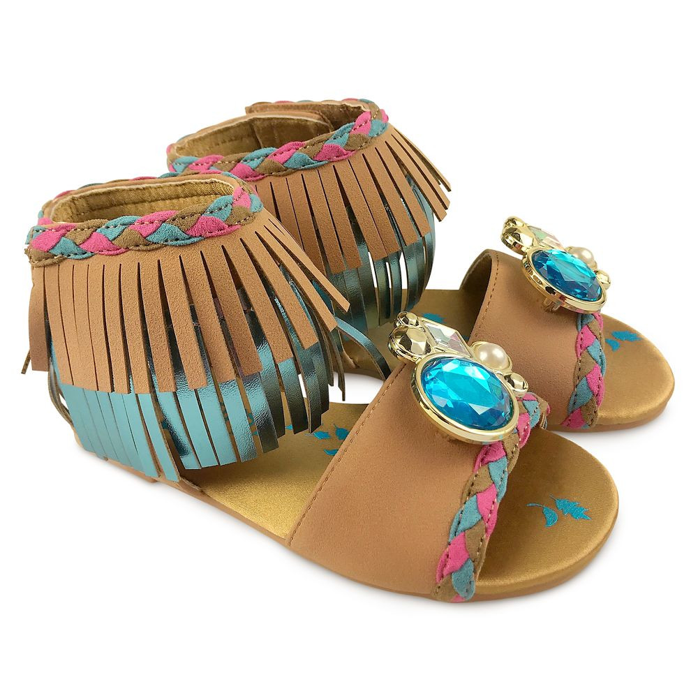 Pocahontas Costume Sandals for Kids | Disney Store