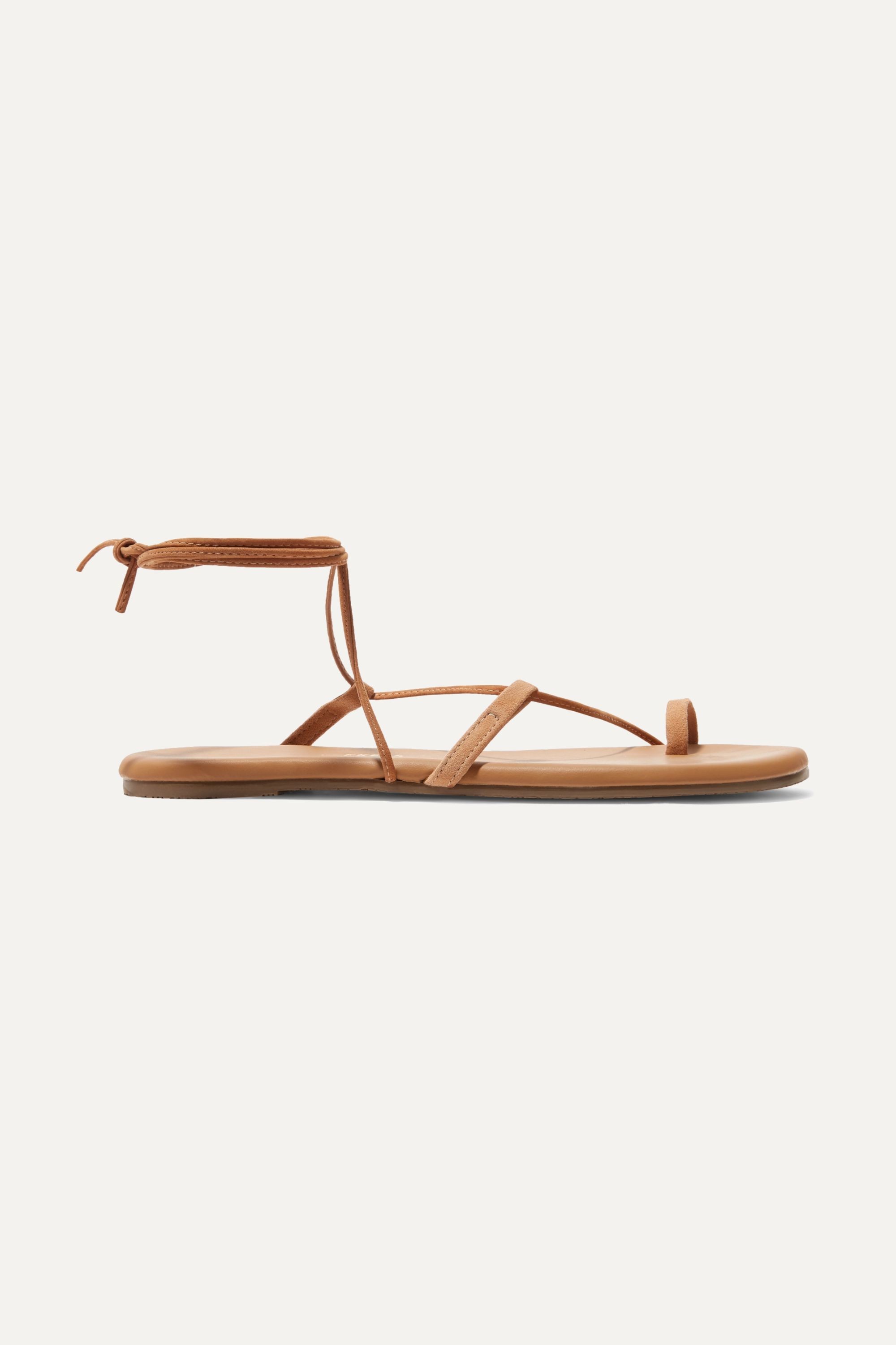 Tan Jo suede and leather sandals | TKEES | NET-A-PORTER | NET-A-PORTER (UK & EU)