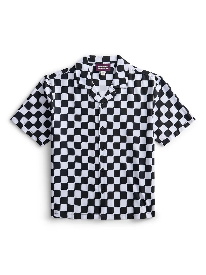 Weekend Academy Boys Cabana Sun Shirt, Sizes 6-18 & Husky | Walmart (US)