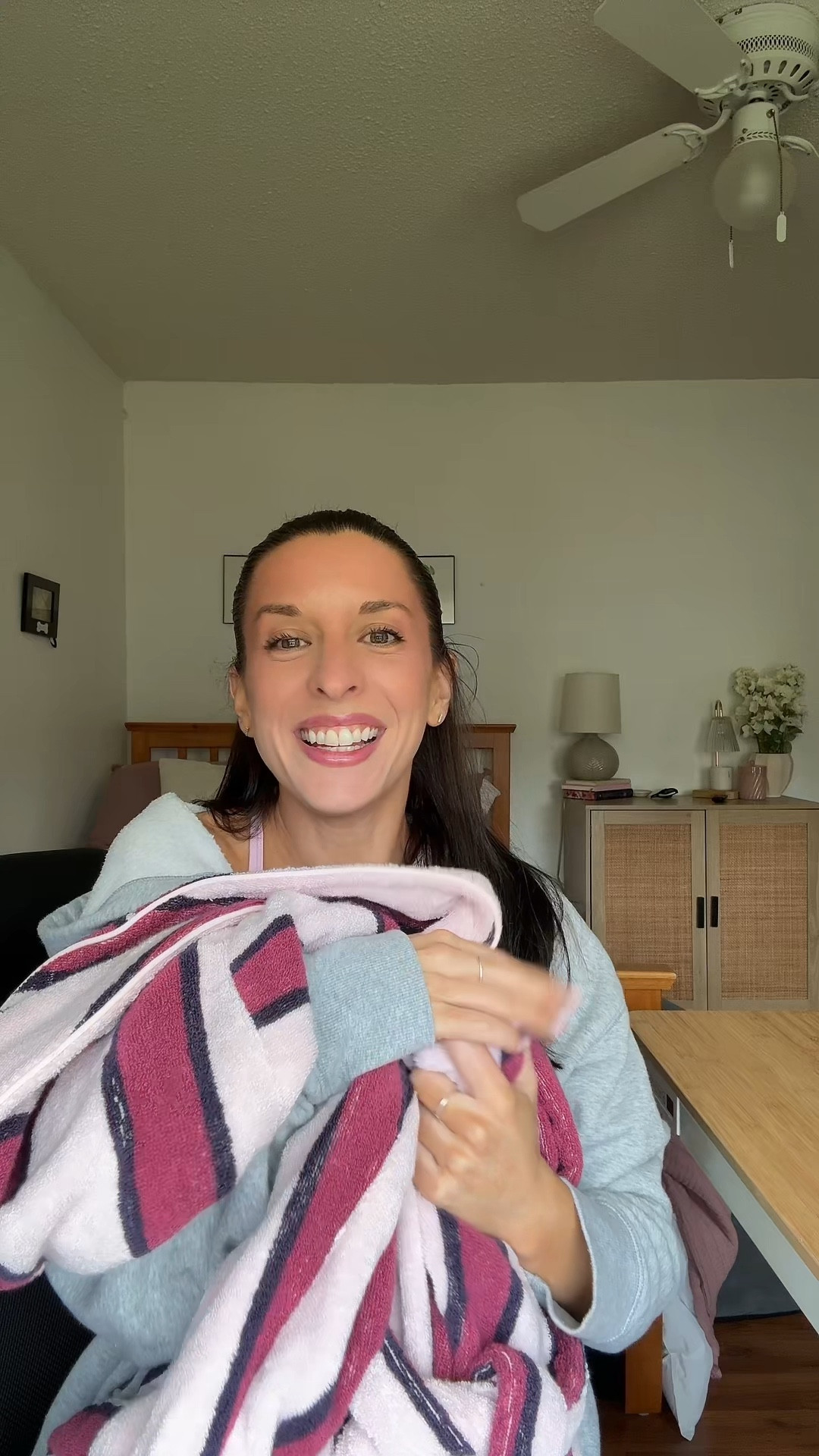 New robe from brooklinen! So comfy cozy and love the pink stripes! I’m 5’5” and got this in a Large for a bit oversized fit 

#LTKootd #LTKmorningroutine #LTKgrwm