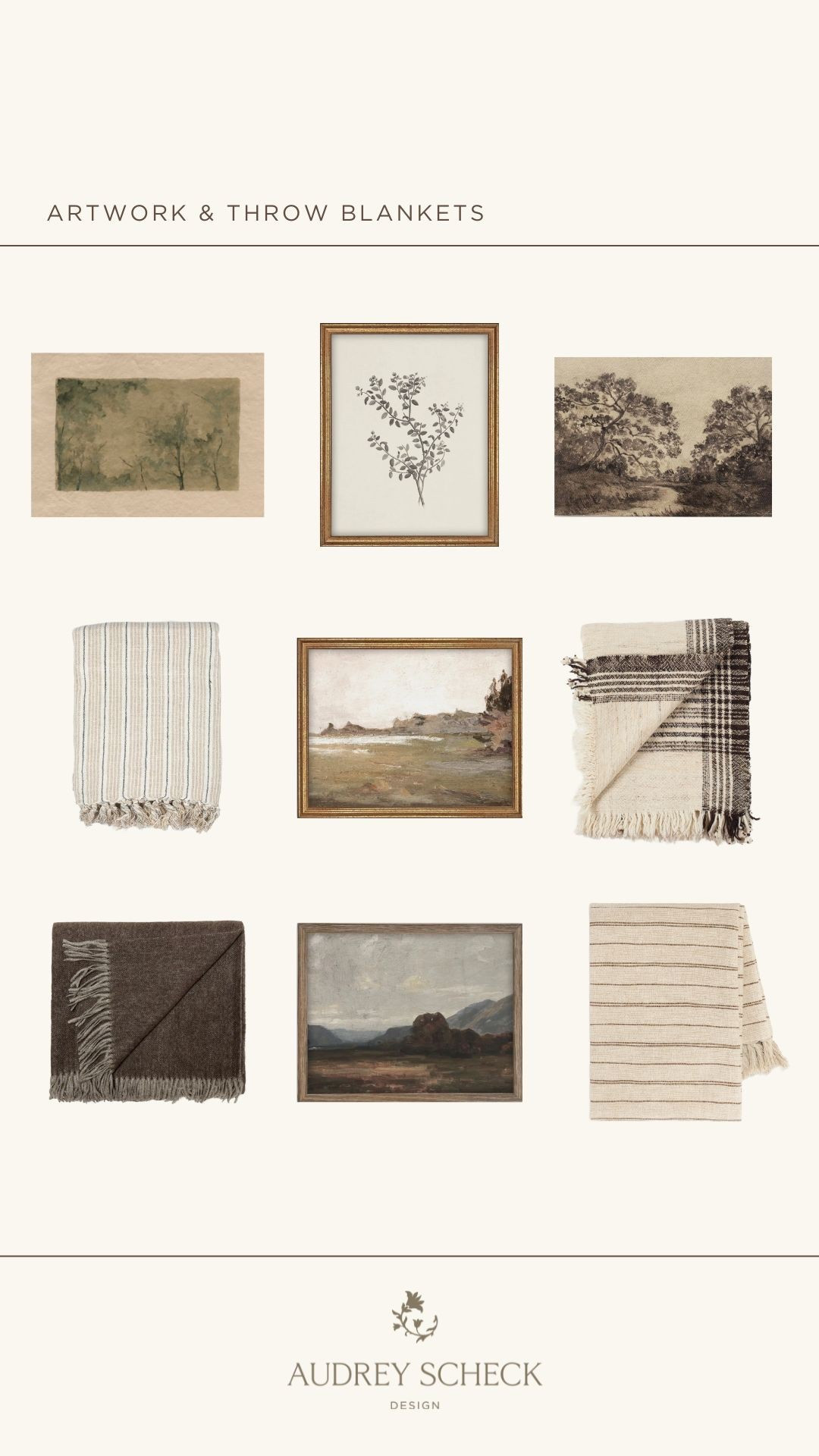 Favorite artwork and throw blankets 

#LTKHome