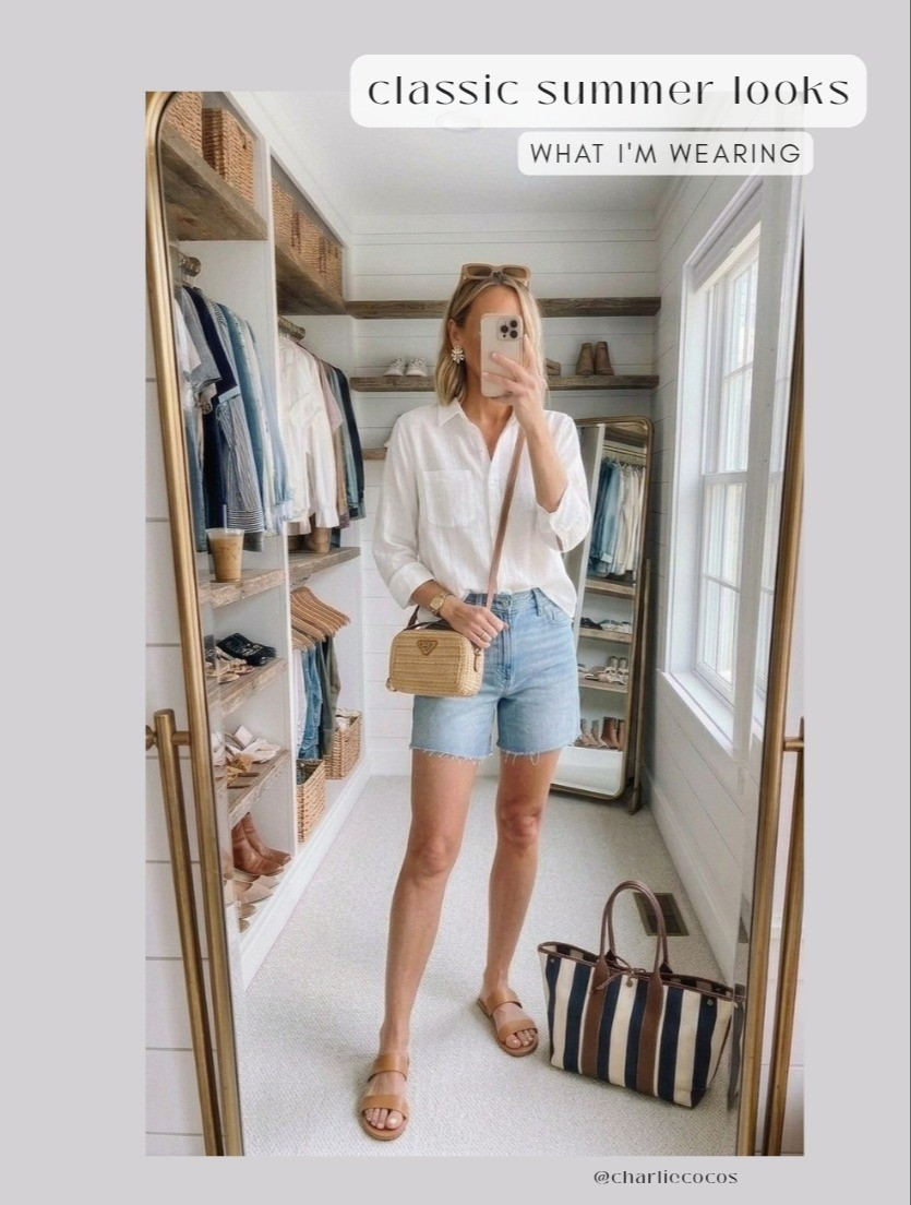 Classic summer staples. Old navy summer arrivals. Agolde Parker shorts. Old money. Mom outfits. Summer capsule. Summer wardrobe. Amazon finds. Prada.

#LTKootd #LTKgrwm #LTKOver40