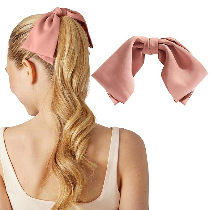 Kitsch Oversized Hair Bows for Women - Recycled Polyester Material | Stylish and Elegant | Cute H... | Amazon (US)