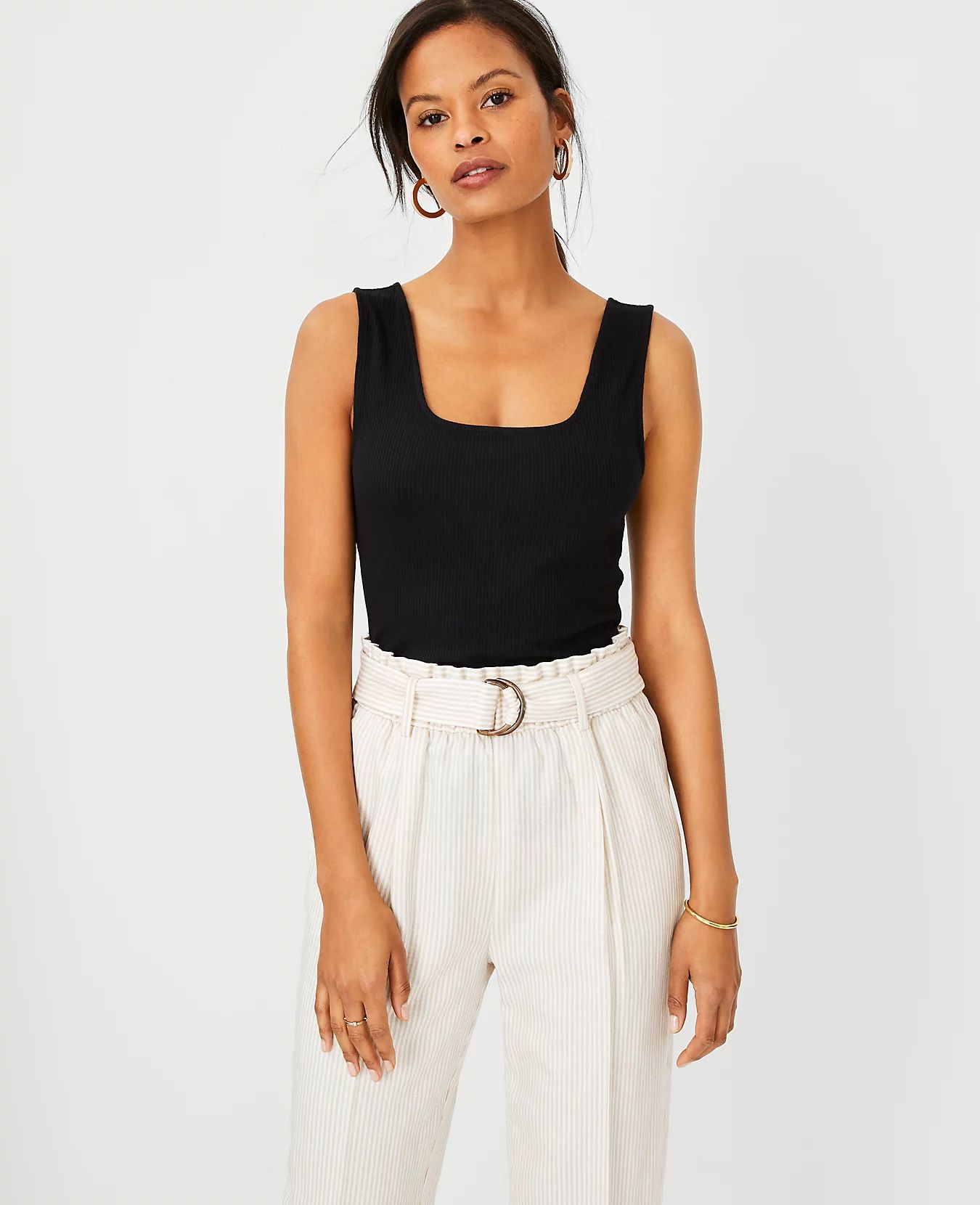 Square Neck Tank | Ann Taylor (US)