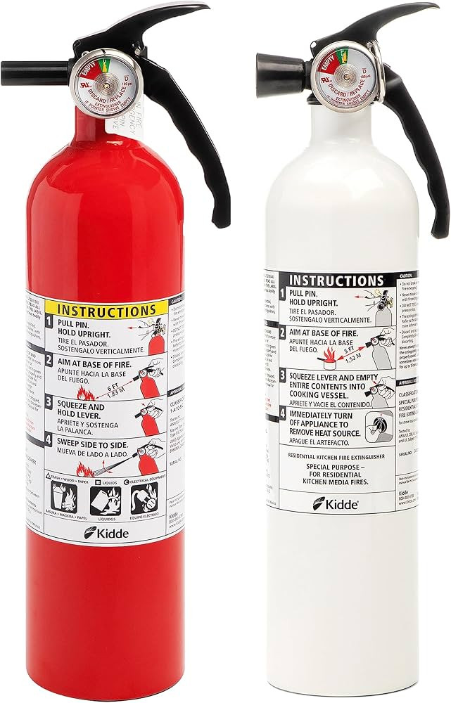 Kidde Kitchen Fire Extinguishers for Home & Office Use, 2 Pack: One 1-A:10-B:C and One Specialty ... | Amazon (US)