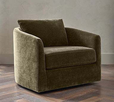 Remmy Swivel Chair | Pottery Barn (US)