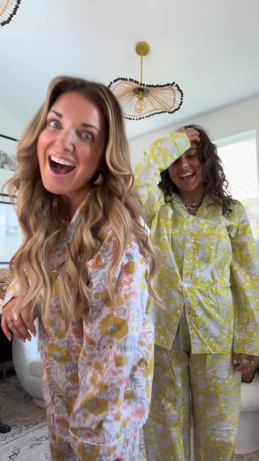 Cutest Amazon pajamas ever!!! 
Both are wearing a size small!! 
They run big. 

#LTKOver40 #LTKStyleTip #LTKFindsUnder50