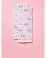 2pk Kiss And Love Kitchen Towels | HomeGoods