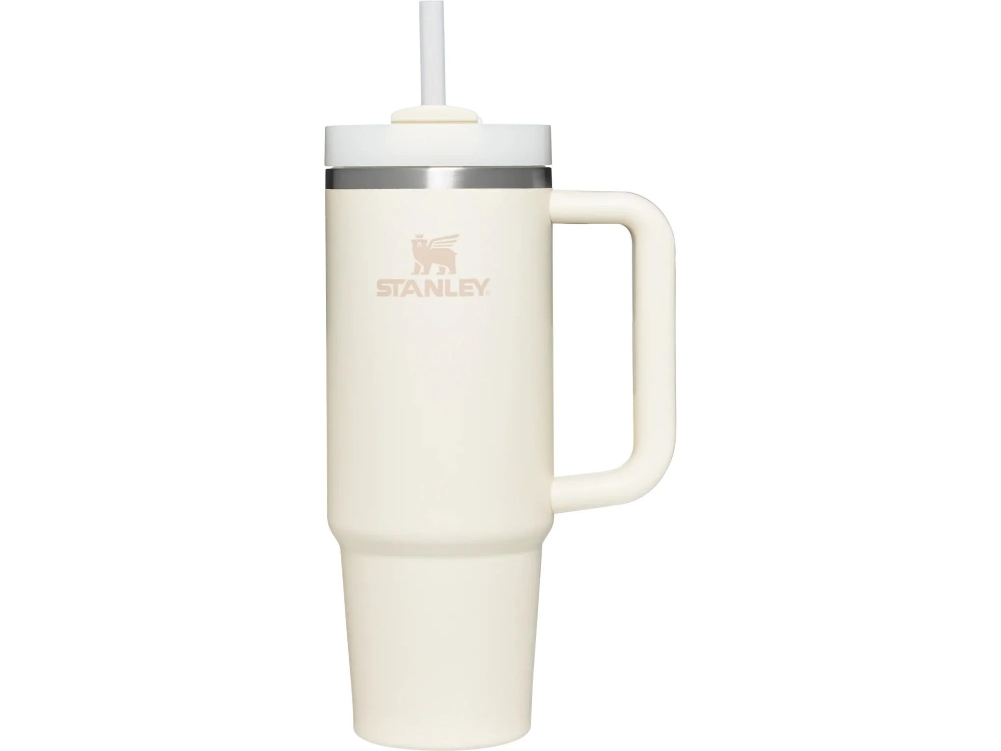 Stanley Quencher H2.0 FlowState 30 oz Stainless Steel Tumbler - CREAM - Walmart.com | Walmart (US)