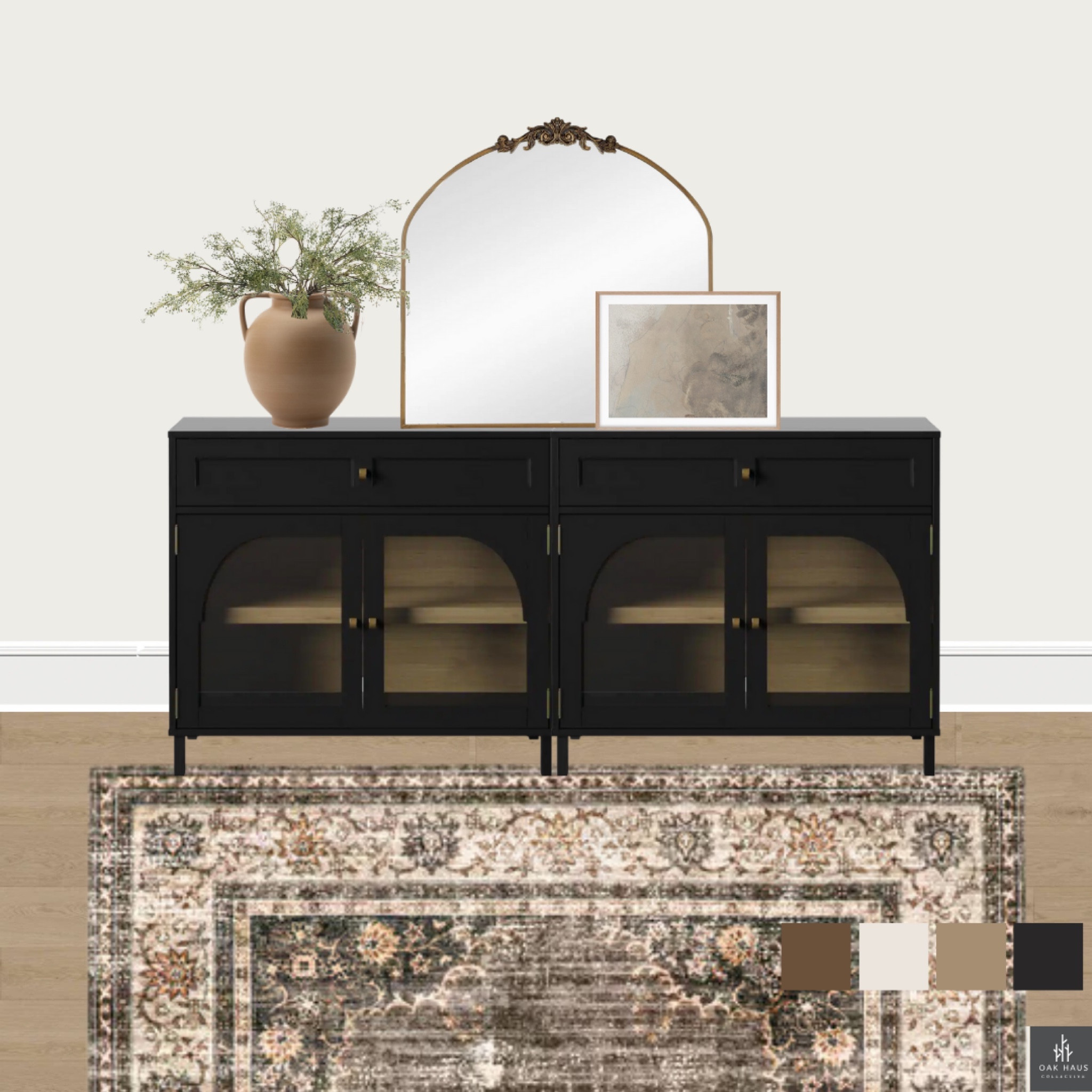 Modern Organic Dining Room

Dining room, transitional dining room, neutral dining room, modern home decor, dining room rug, dining rug, dining chairs, dining table, upholstered dining chairs, dining room chandelier, rectangular chandelier, dining room curtains, neutral dining room, modern organic dining, neutral dining table, dining console, console cabinets, two door cabinets, black cabinets, arch cabinets, console styling, console mirror, vase, aflorals, floral stems, cove prints 

#LTKhome