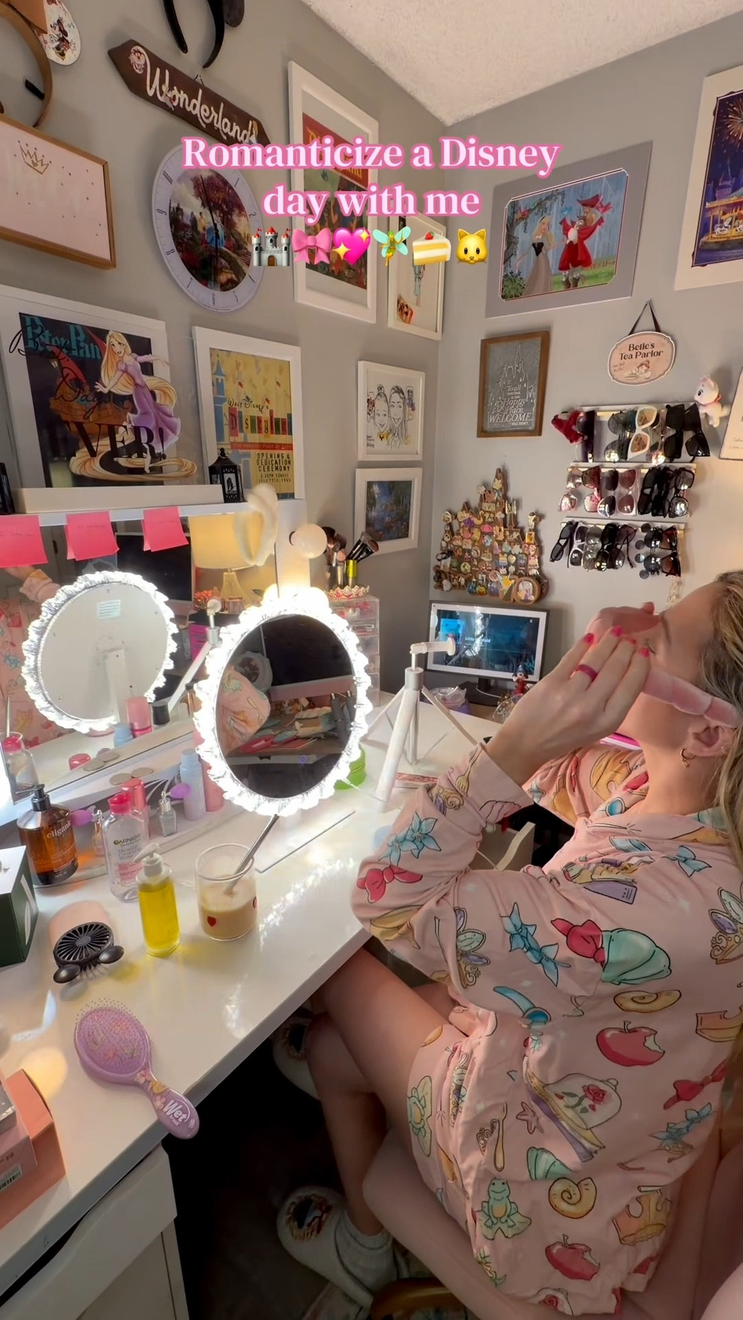Romanticize my Disney morning ✨💕 I swear a cute outfit & makeup always sets the mood 💅🏼🎀😍  #disneyvlog #romanticizeyourlife #princesscore #disneymorningroutine #disneyland @Disney Parks @Disney @Disney Style @Disney Store 

#LTKgrwm #LTKdayinmylife #LTKValentine