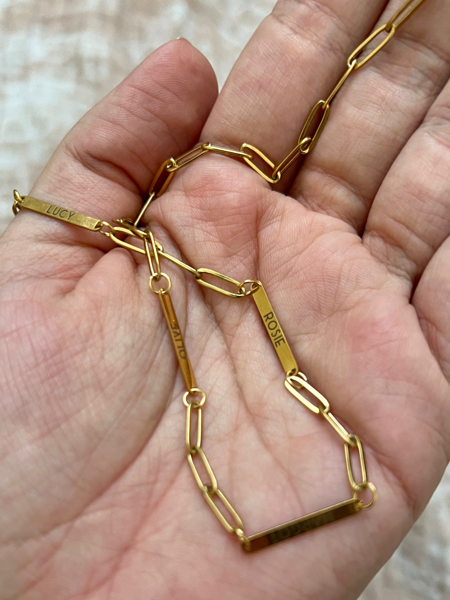 custom name necklace! 