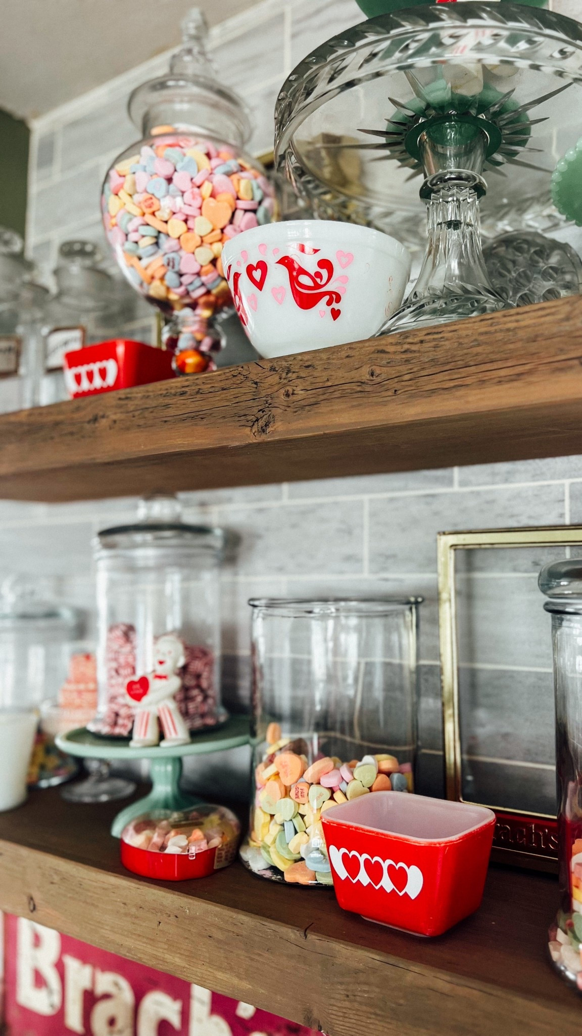 Vintage Valentine Pyrex, nope just cutie decals! 

#LTKSeasonal #LTKValentine #LTKHome