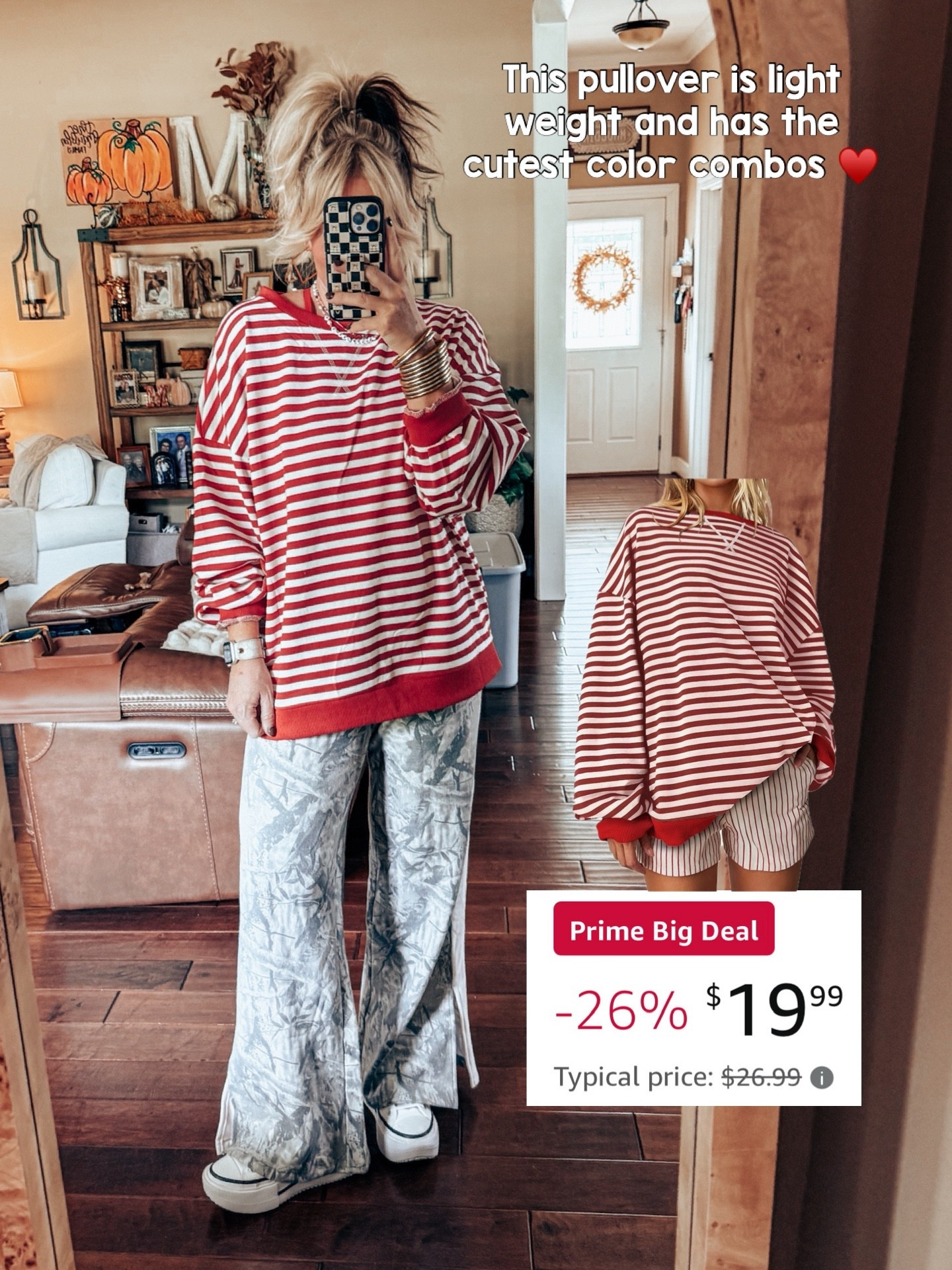 This is the cutest pullover! It’s comfy and comes in lots of colors. 
I’m in a size medium  

#LTKOver40 #LTKStyleTip #LTKSaleAlert