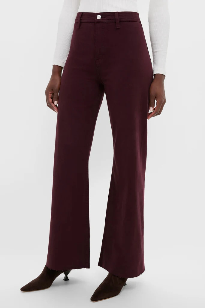 Claret Penny High Rise Wide Leg | Tuckernuck (US)
