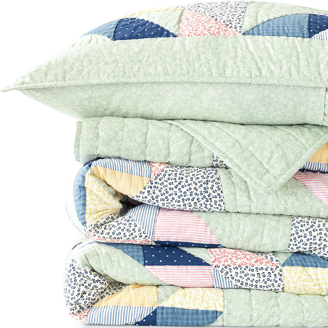 60th Anniversary Patchwork Heritage Quilt | Lands' End (US)