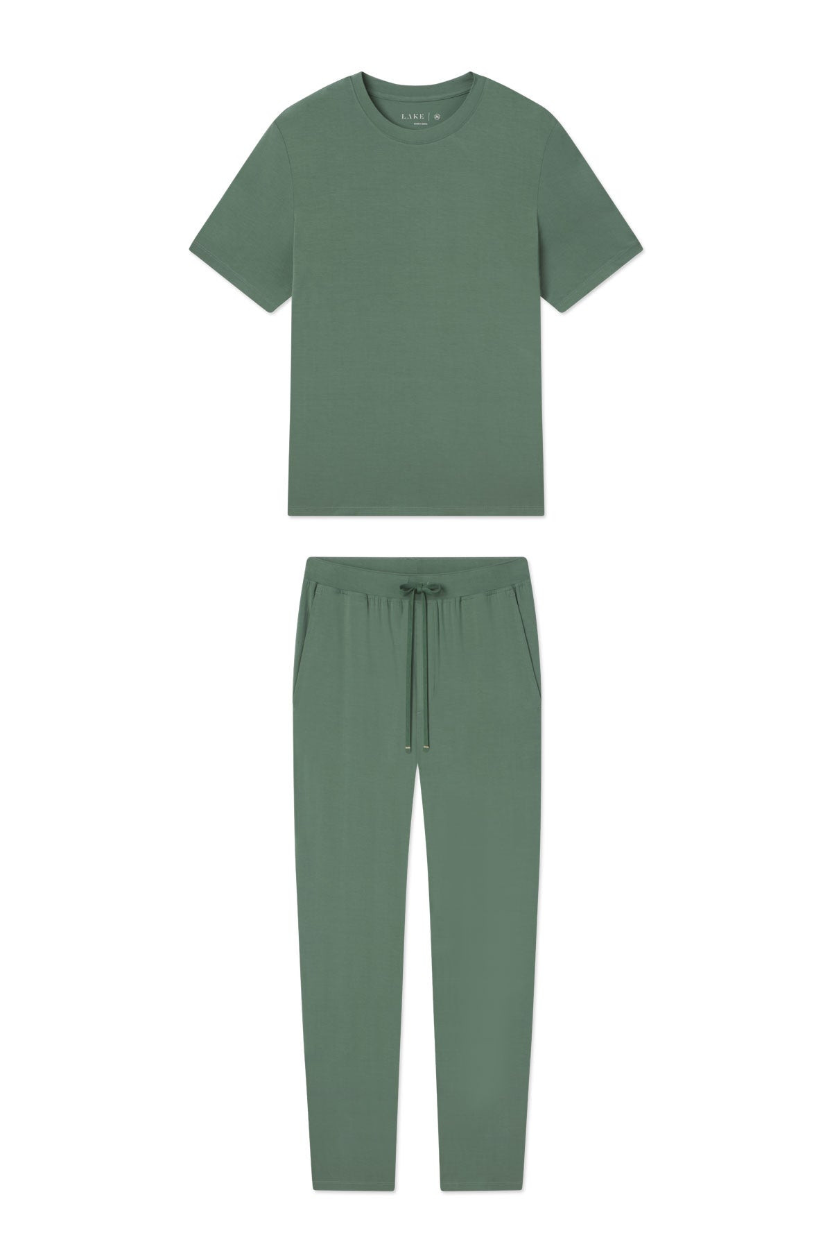 Men's Bamboo Lounge Set in Fairway Green | Lake Pajamas