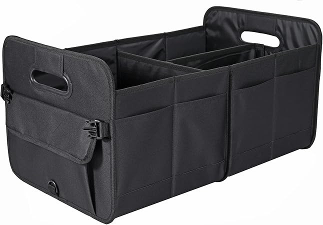 AOKJOY Car Trunk Organizer Car Storage Organizer Collapsible Multi Compartment Car Orga... | Amazon (US)
