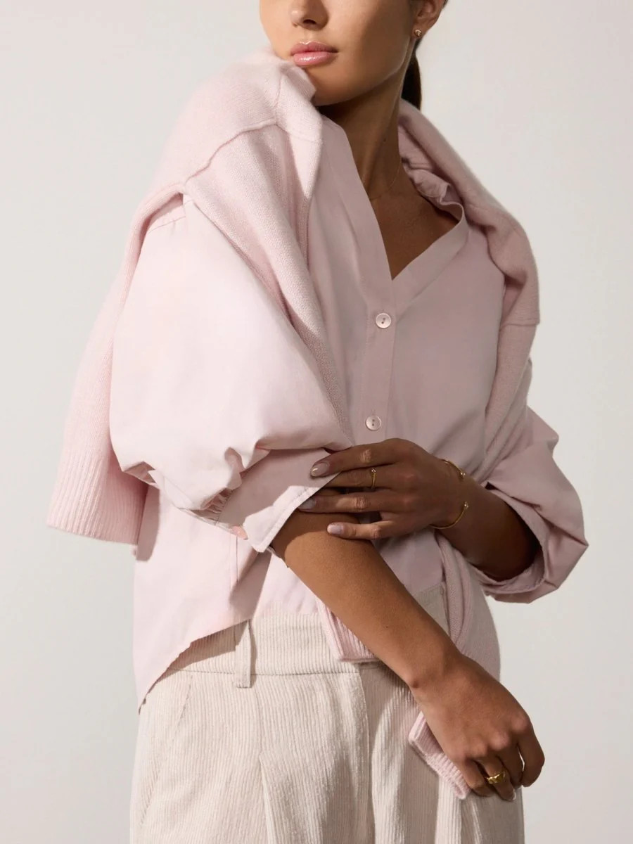 Women's Kate Shirt in Rose Quartz | Brochu Walker | Brochu Walker