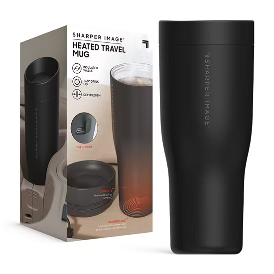 Sharper Image Auto Mug With 360 Popup Lid | JCPenney