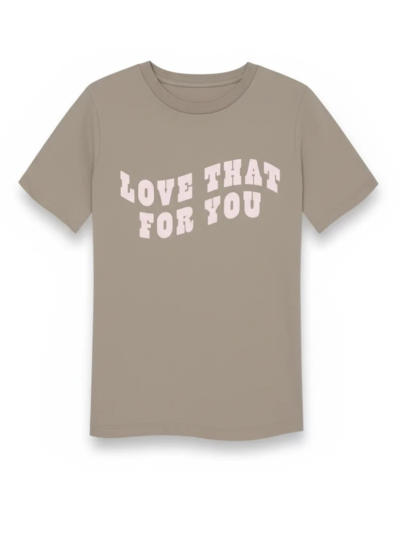 Love That For You Women's Everyday Graphic Tee with Short Sleeves, Sizes XXS-XXL | Walmart (US)