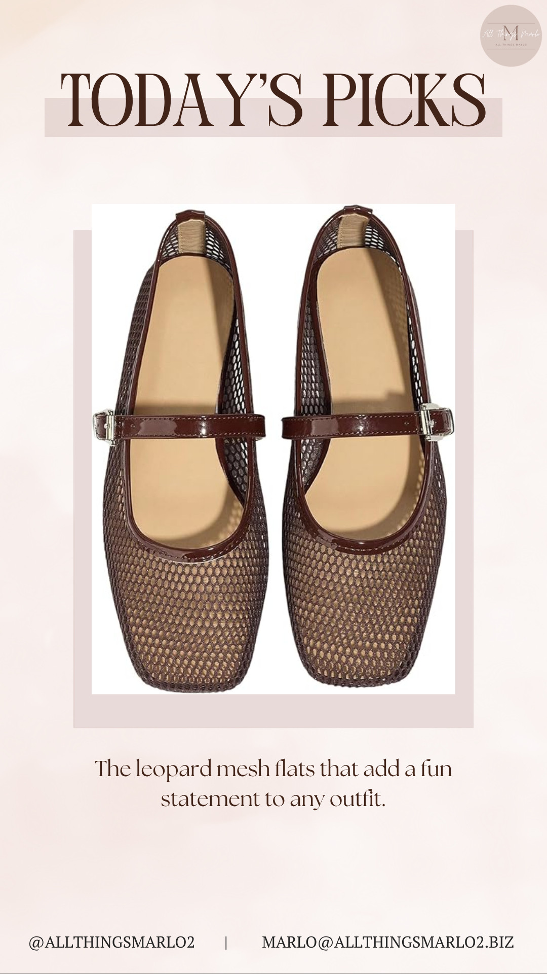 The leopard mesh flats that add a fun statement to any outfit. 

 #LTKSeasonal #LTKWorkwear #LTKTravel