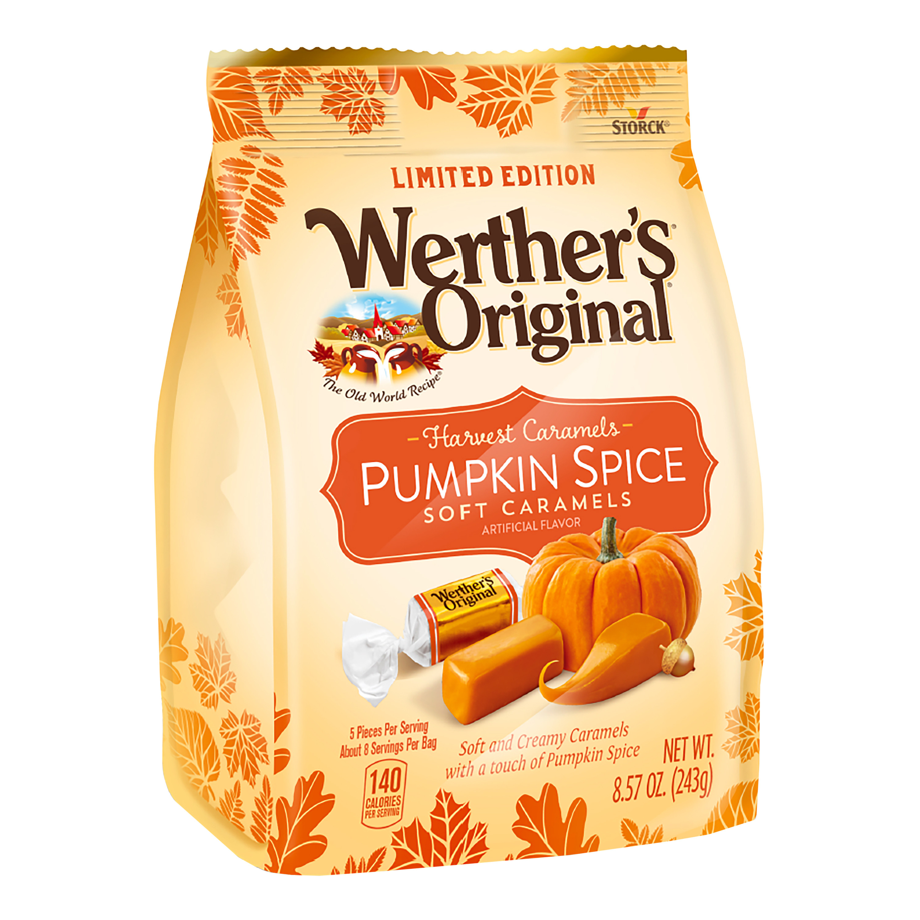 Werther's Original Pumpkin Spice Soft Caramels Bag | World Market