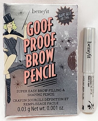 Benefit Goof Proof Brow Pencil #5 WARM BLACK BROWN Waterproof .001 oz/.03g New | eBay | eBay US