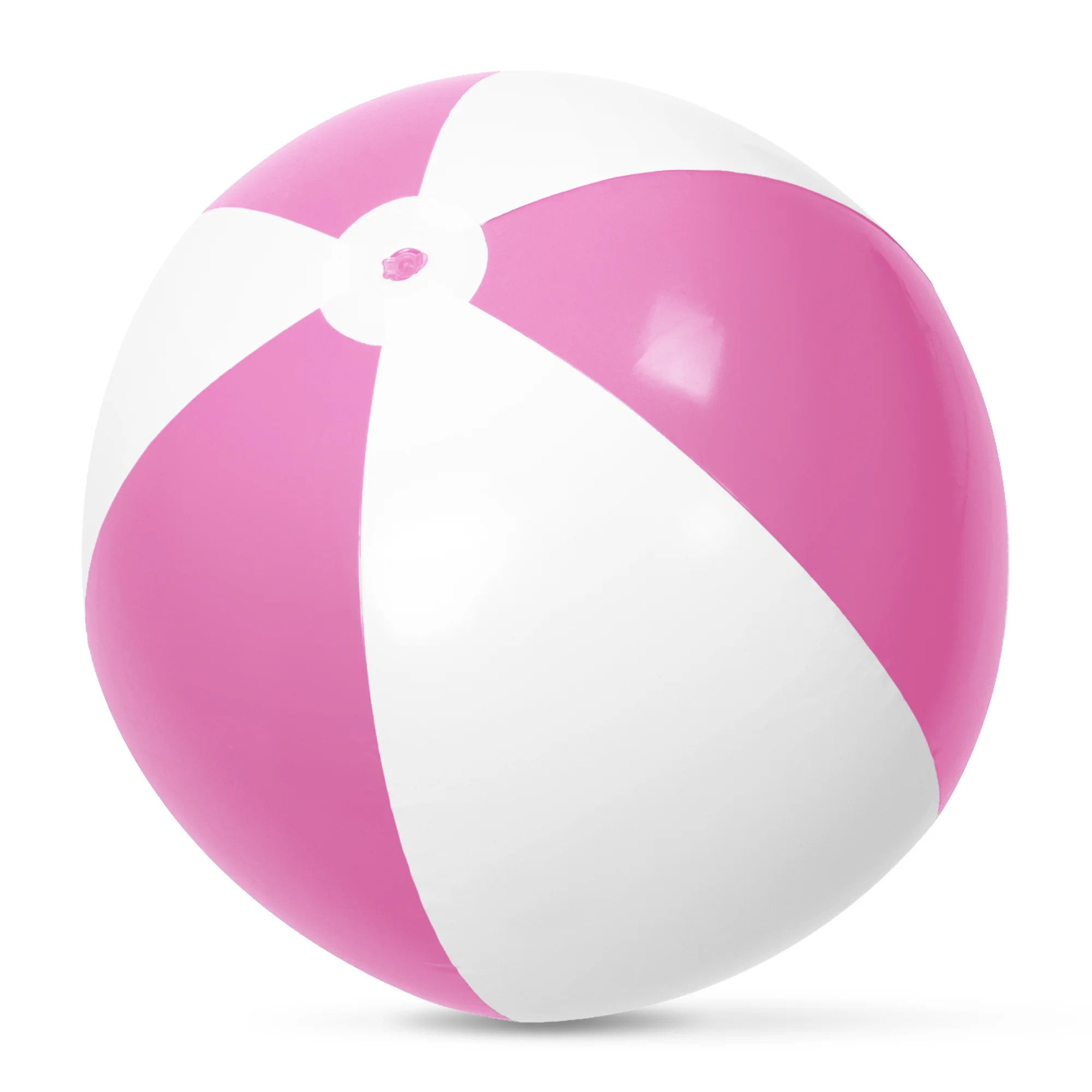 Sun's Out 16-Inch Beach Ball – Inflatable Pool Toy for Ages 3+, Light Pink | Walmart (US)
