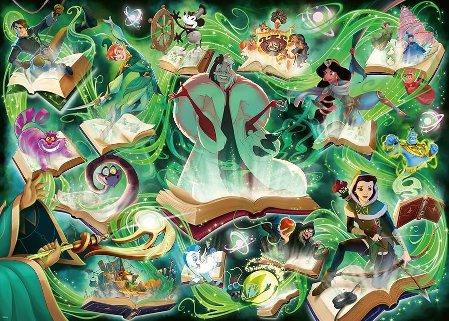 Ravensburger Disney Lorcana Glimmers of the Realm: Emerald 1000 piece Jigsaw Puzzle for Adults an... | Amazon (UK)